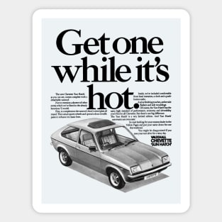 VAUXHALL CHEVETTE - advert Magnet